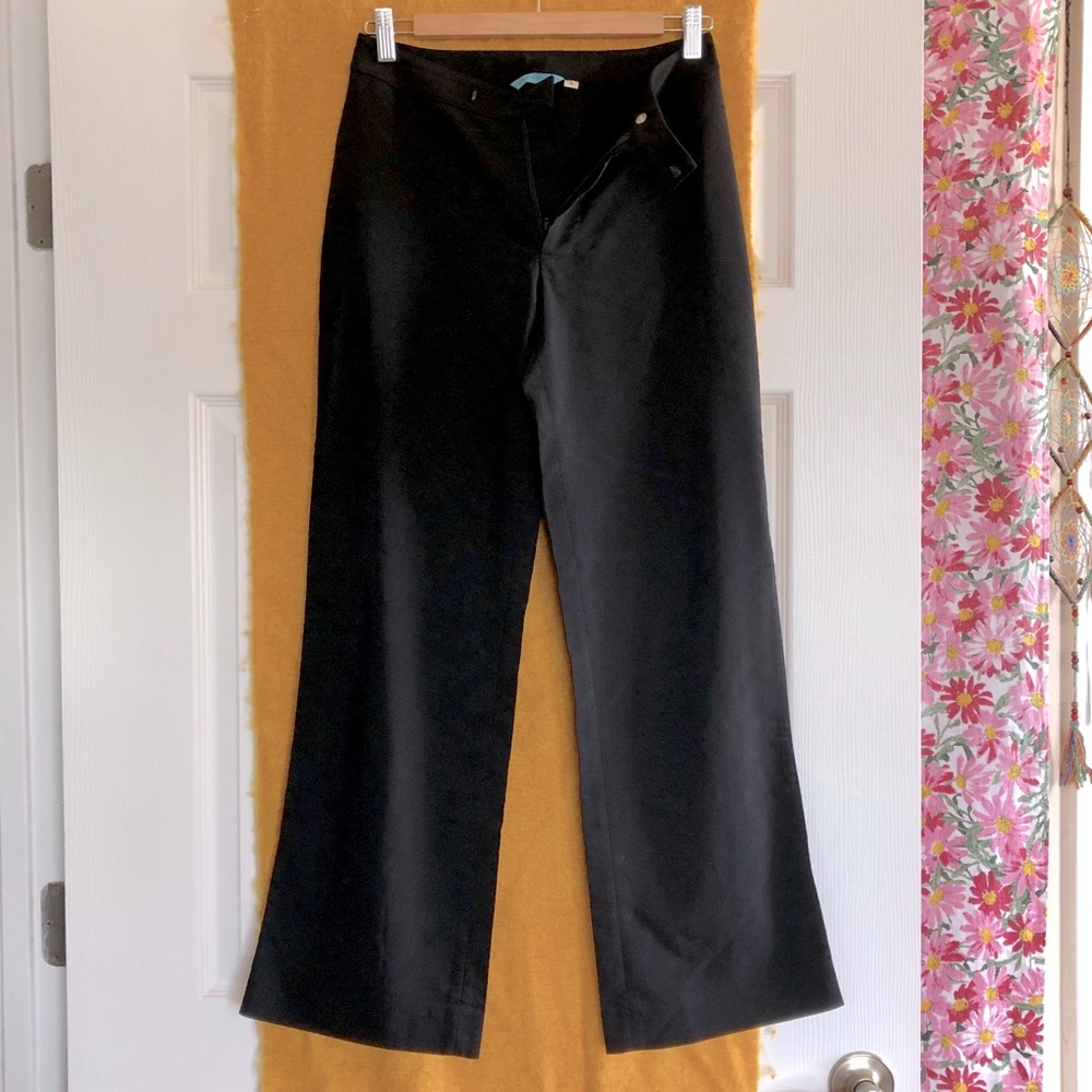 Johnny Was Black Slacks Dress Pants